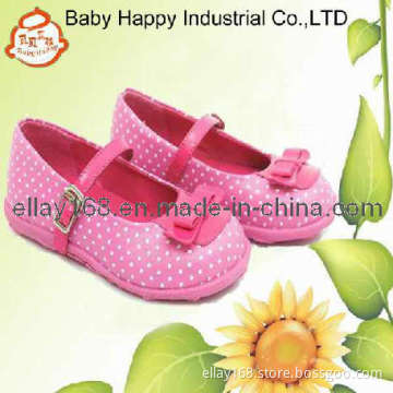 Pink Dots Printing Leather Dress Shoes (BH-CS113)